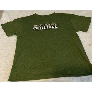 Recover Wounded Warrior Champions Challenge Men’s T Shirt Size XL GREEN